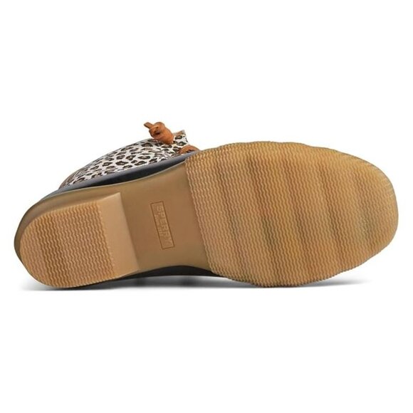 NEW Sperry Womens Saltwater Rain Boot sz 3.5 animal print - Picture 4 of 4